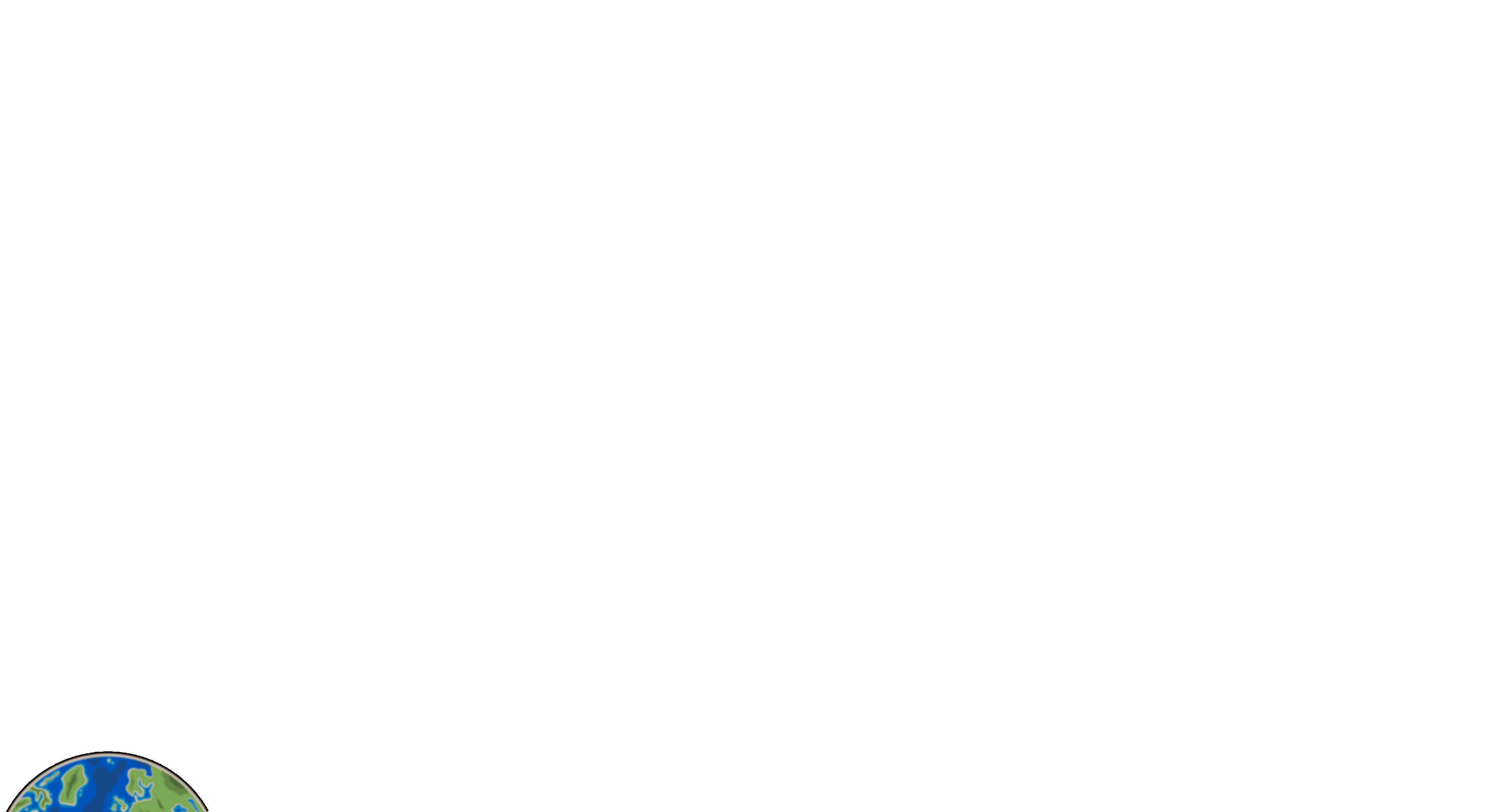 Animation einer drehenden Erdkugel